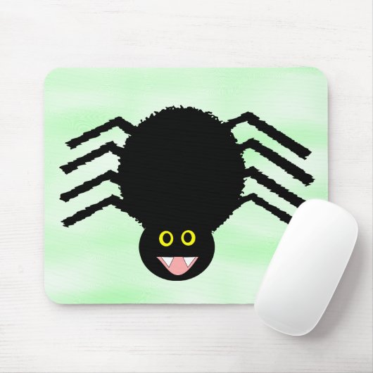 Black Spider Mousepad (Mit Mouse)