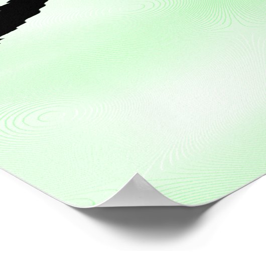 Black Spider Poster (Ecke)