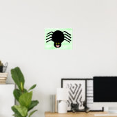 Black Spider Poster (Heimbüro)