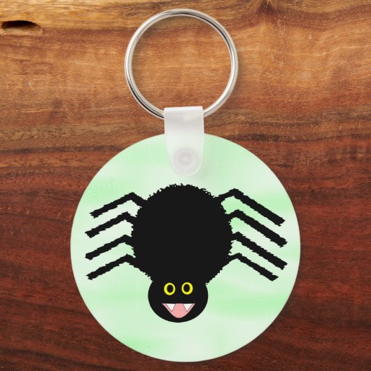 Black Spider Schlüsselanhänger (Vorderseite)