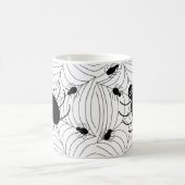 Black Spider Web Halloween Dekoration Kaffeetasse (Mittel)