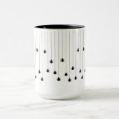 Black Spider Web Halloween Tasse (Zentrum)