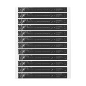 Black Spider Web Wraparound Address Label (Bogen)