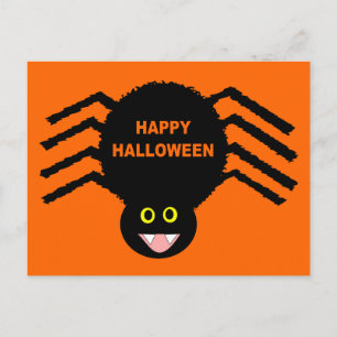 Black Spione Halloween Postcard Postkarte