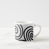 Black Spiral Cycle Expresso Tasse (Rechts)