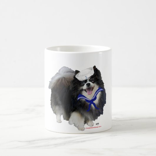 Black Spitz Sailor Kaffeetasse (Mittel)