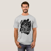 Black Splash Funny Cat Zitat T-Shirt (Vorne ganz)