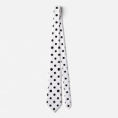 Black Spots Neck Tie Krawatte (Vorderseite)