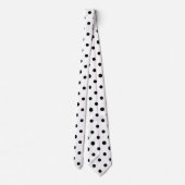 Black Spots Neck Tie Krawatte (Rückseite)