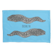 Black spotted moray eel cartoon illustration kissenbezug (Vorderseite)