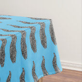 Black spotted moray eel cartoon illustration tischdecke (Beispiel)