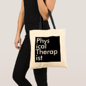 Black Square Physical Therapist Tragetasche (Vorderseite (Produkt))