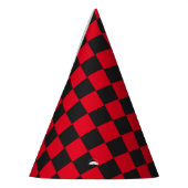 Black Squares Red Ladybug Colors Käfer Partyhütchen (Links)