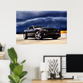 Black SS Camaro Poster (Heimbüro)