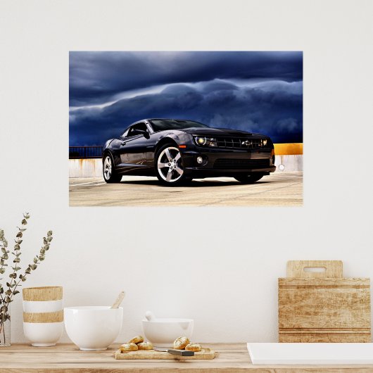 Black SS Camaro Poster (Küche)