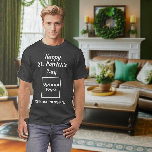 Black St. Patrick's Day Business T - Shirt