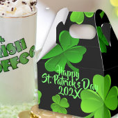 Black St Patricks Day deckt Gastgeschenk Boxen ab Geschenkschachtel