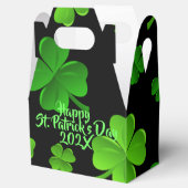 Black St Patricks Day deckt Gastgeschenk Boxen ab Geschenkschachtel (Geöffnet)