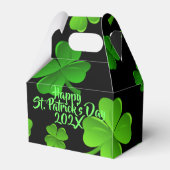 Black St Patricks Day deckt Gastgeschenk Boxen ab Geschenkschachtel (Vorderseite)