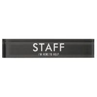 Black Staff Here to Help