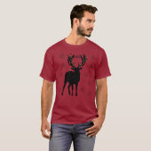 Black Stag Frohe Weihnachts-T - Shirt (Vorne ganz)