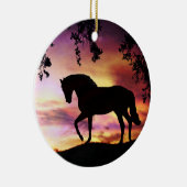 Black Stallion Ornament (Rechts)