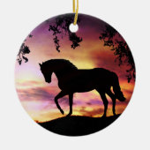 Black Stallion Ornament (Vorne)
