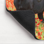 Black Stallion und Poppies Mouse Pad Mousepad (Ecke)