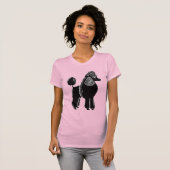 Black Standard Poodle Women's Scoop Neck T - Shirt (Vorne ganz)