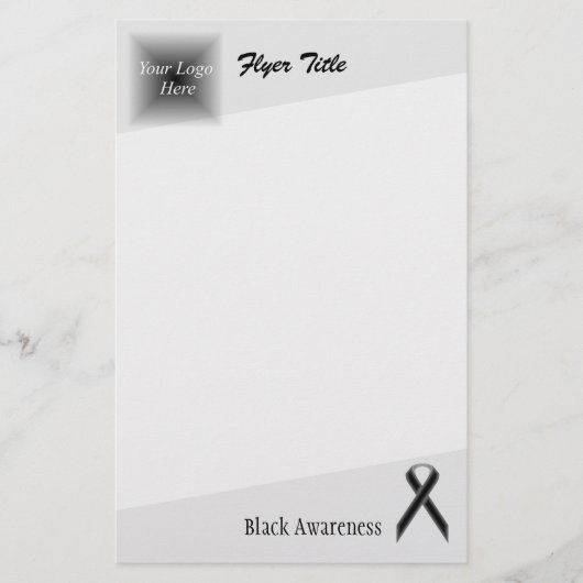Black Standard Ribbon von Kenneth Yoncich Flyer (Vorne)