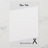 Black Standard Ribbon von Kenneth Yoncich Flyer (Hinten)