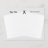 Black Standard Ribbon von Kenneth Yoncich Flyer (Hinten)