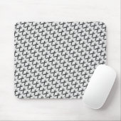 Black Standard Ribbon von Kenneth Yoncich Mousepad (Mit Mouse)