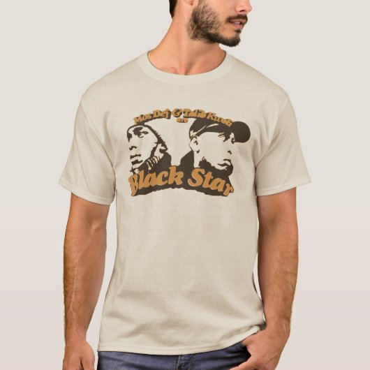 Black Star 80er/90er Hip Hop Rap Music Duo T-Shirt (Vorderseite)