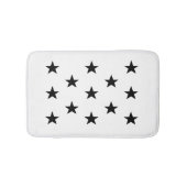 Black Star Badematte (Vorderseite)