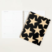 Black Star Celestial Elegantes kosmisches Programm Planer (Anzeige)