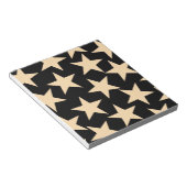 Black Star Celestial Sleek Cosmic Memo Pad Notizblock (angewinkelt)