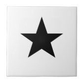 Black Star Fliese (Vorderseite)
