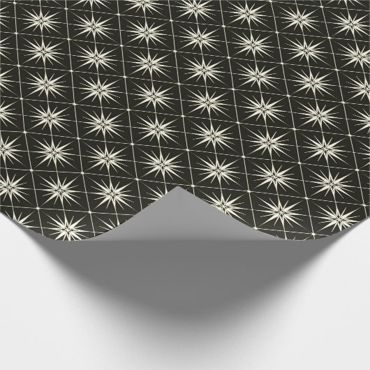 Black Star Geschenkpapier (Ecke)