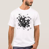 Black Star Paint T-Shirt (Vorderseite)