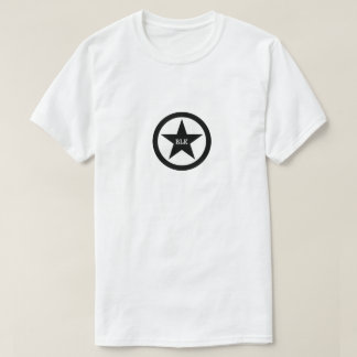 Black-Star-Schild-T - Shirt
