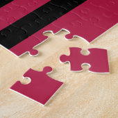 Black Star-Spangled Banner America Flag Puzzle (Seite)