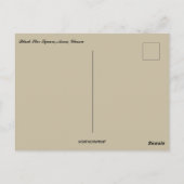 Black Star Square Accra Ghana Postkarte (Rückseite)