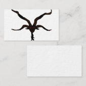 Black Star-Vulkanic-Visitenkarte Visitenkarte (Vorne/Hinten)