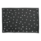 Black Starry Sky Design Pillow Hüllen Kissenbezug (Vorderseite-Links)