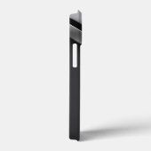 Black Steel Metallic Monogram iPhone / iPad Gehäus Case-Mate iPhone Hülle (Rückseite / Rechts)