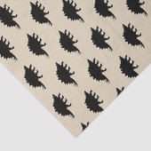 Black Stegosaurus Dinosaurier Print Seidenpapier (Ausschnitt)