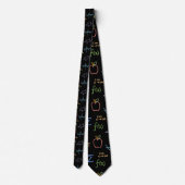 Black STEM Neck Tie Krawatte (Rückseite)