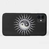 Black Sternexplosion Yin Yang Case-Mate iPhone Hülle (Rückseite (Horizontal))
