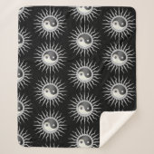 Black Sternexplosion Yin Yang Sherpadecke (Vorderseite)